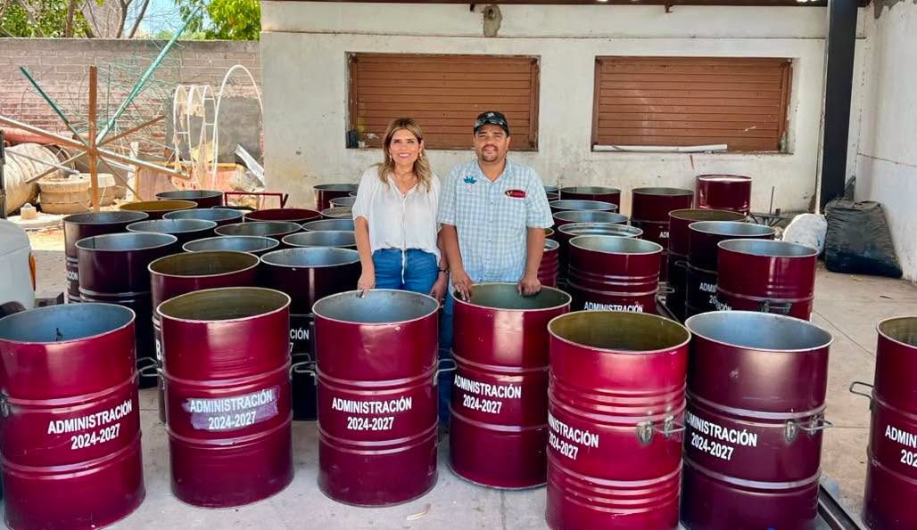 ENTREGA DE TAMBOS DE BASURA